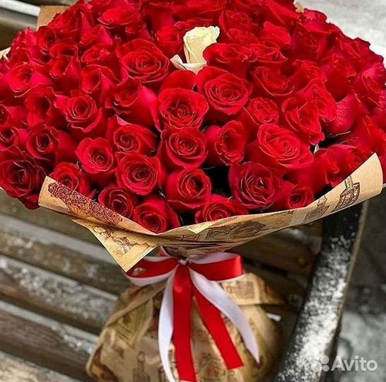 101 Роза Цветы Букеты 51 25 Роз Доставка