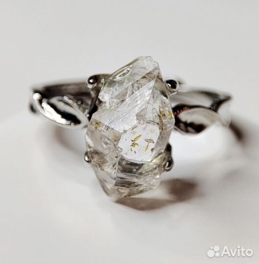 Херкимерский Алмаз кольцо Херкимер