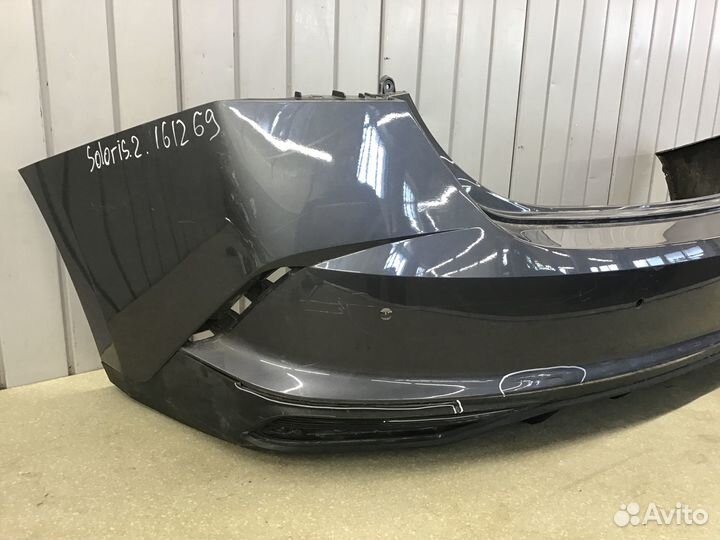 Бампер задний Hyundai Solaris 2017