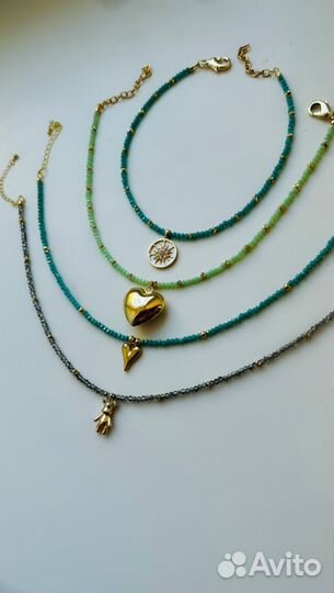 Колье ручной работы