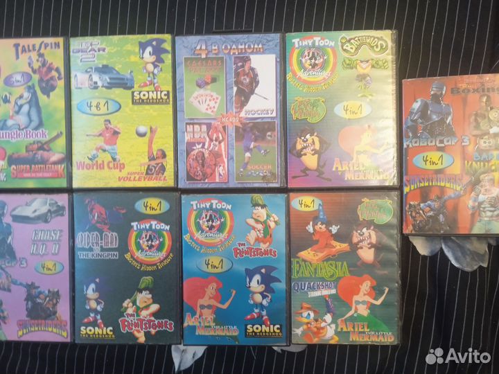 Игровые картриджи Sega