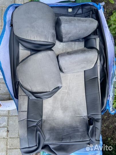 Автомобильные чехлы из экокожи Hyundai Creta II