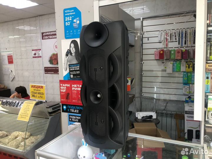 Блютуз колонка большая 8202 с микрофоном