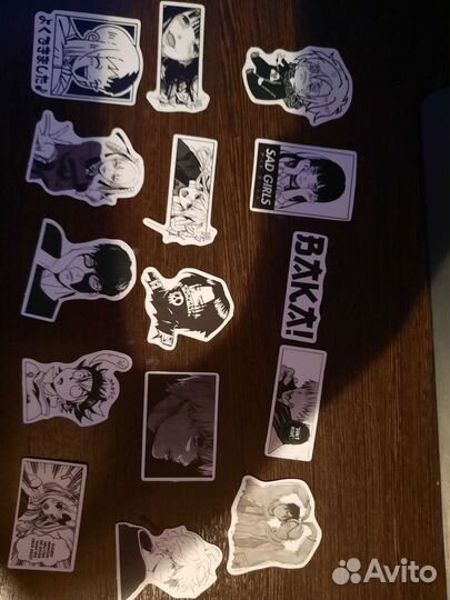 Наклейки аниме