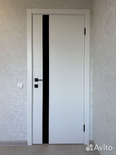 Дверь медкомнатная Эмаль геометрия 7