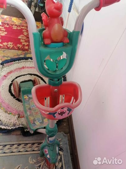 Самокат детский трехколесный бу