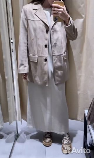 Замшевый пиджак love republic lime