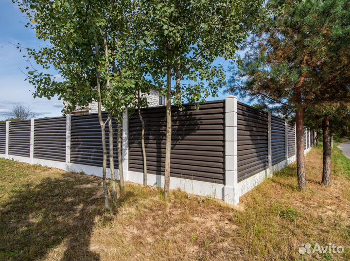 Забор жалюзи. Изготовление / Монтаж под ключ