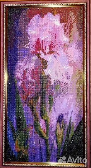 Картина стразами Ирис