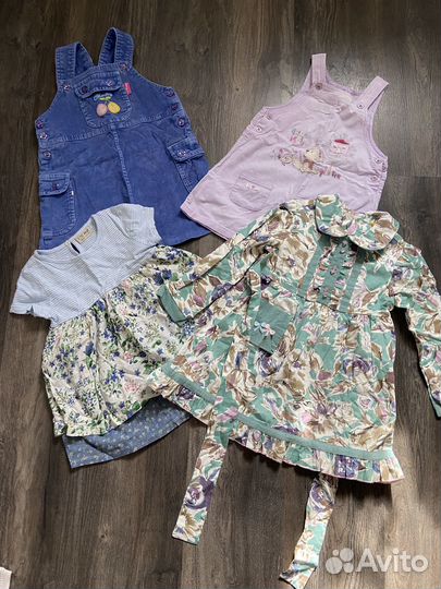 Фирменные вещи пакетом на девочку 92 98