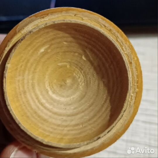 Горшочки керамические, деревянный и стаканы