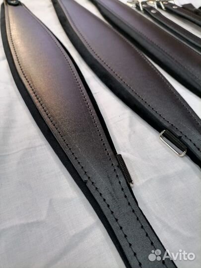 Кожаные ремни на баяны, гармони, аккордеоны