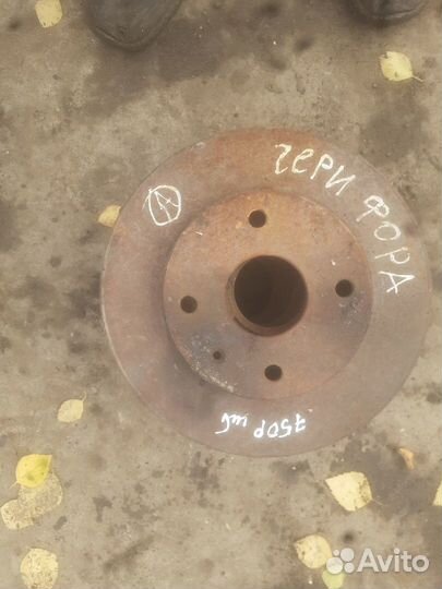 Диск тормозной chery fora
