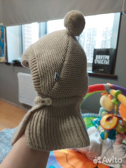 Шапка шлем зимний Журавлик