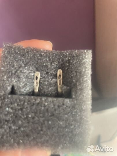 Серьги серебро СССР