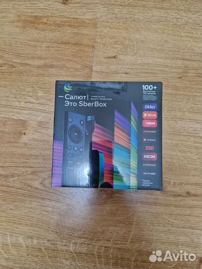 Тв приставка сбер sberbox новая