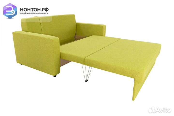 Диван еврокнижка Алекс 1 оливковый