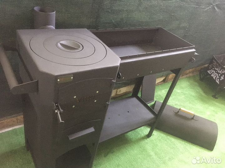 Мангал с печью