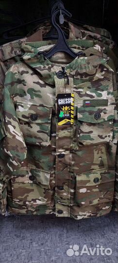 Костюм горка 8 летний Олива Камуфляж Мох