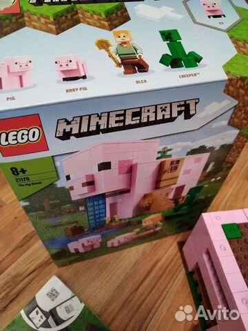 Lego minecraft дом свинья оригинал
