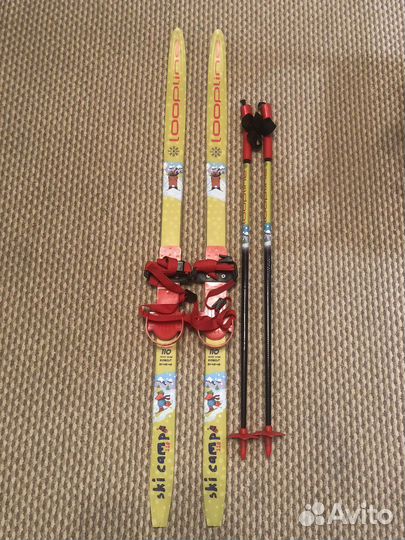 Беговые лыжи детские 110см