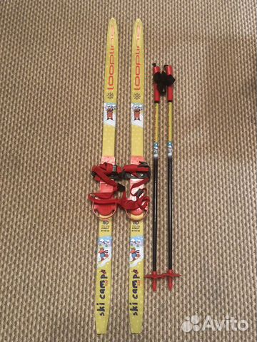 Беговые лыжи детские 110см