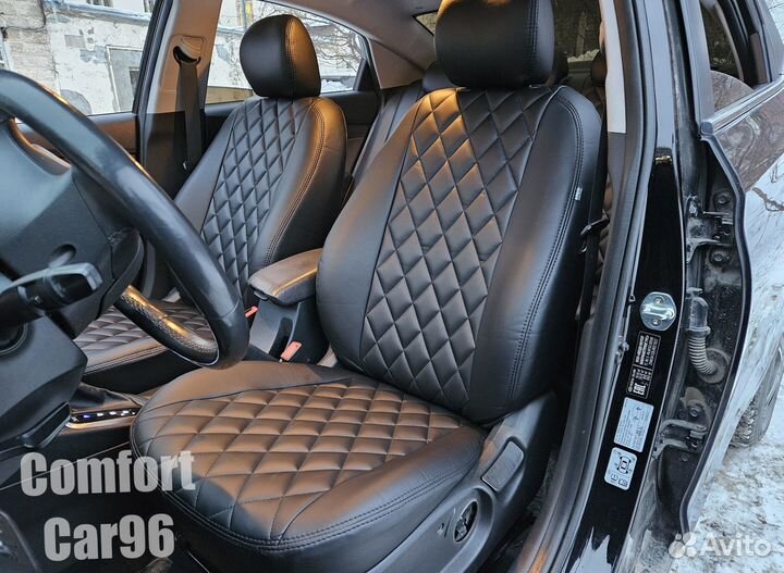 Авточехлы из экокожи Toyota Auris