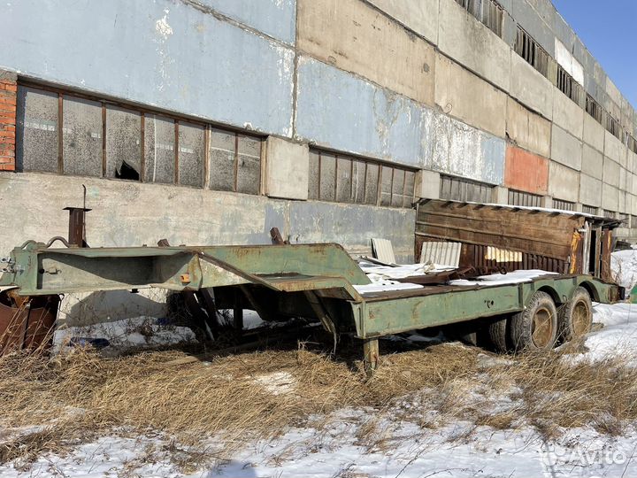 Прицеп трал (тяжеловоз) ЧМЗАП 5208, 1985