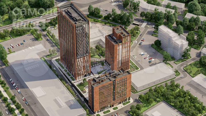 3-к. квартира, 63,4 м², 3/15 эт.