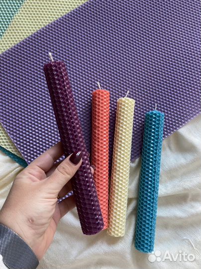 Свечи из натурального воска