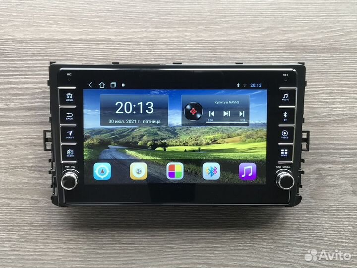 Магнитола Volkswagen + физические кнопки