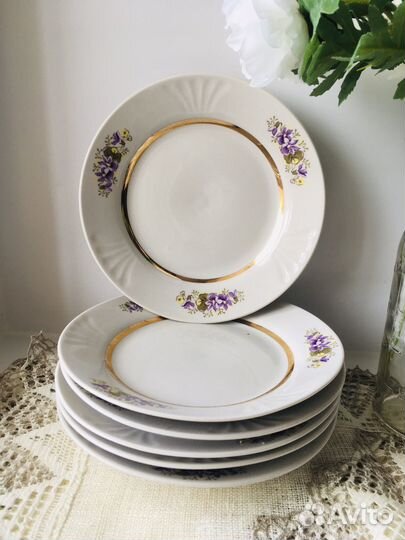 Тарелки десертные СССР Рига 1970-е годы