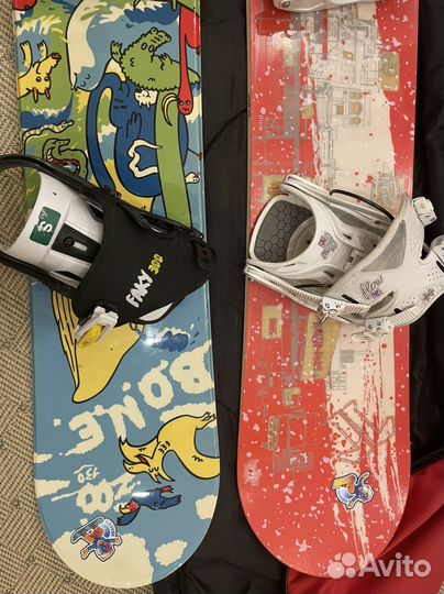 Сноуборд детский 130 см с креплениями