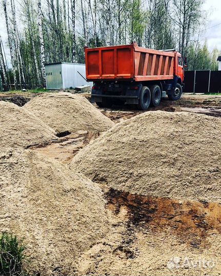 Песок речной в наличии