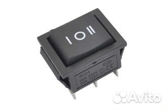 Клавишный переключатель KCD4 6 pin 16A 250V AC