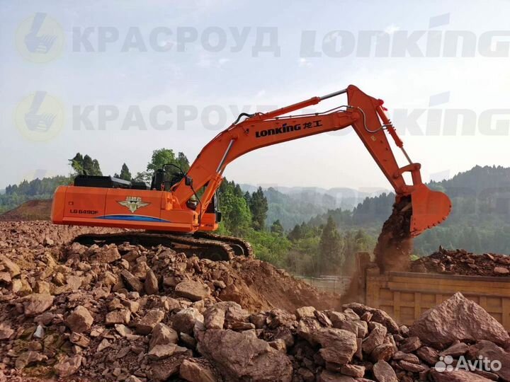 Гусеничный экскаватор Lonking CDM6490, 2023