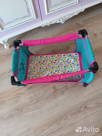 Кровать-манеж для кукол