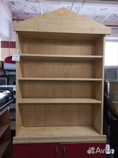 Стеллаж деревянный теремок