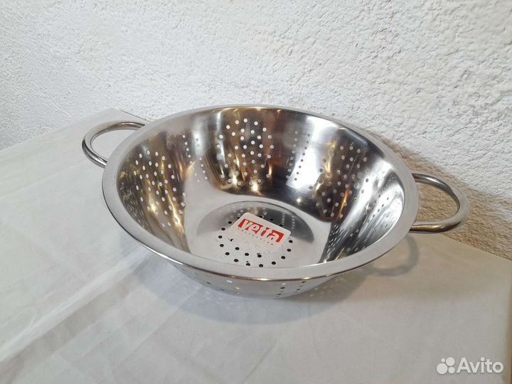 Дуршлаг силиконовый складной и из стали