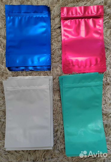 Зип пакеты Крафт и фольгированные