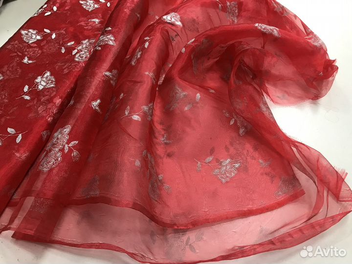 Ткани / прозрачная ткань органза 150 см