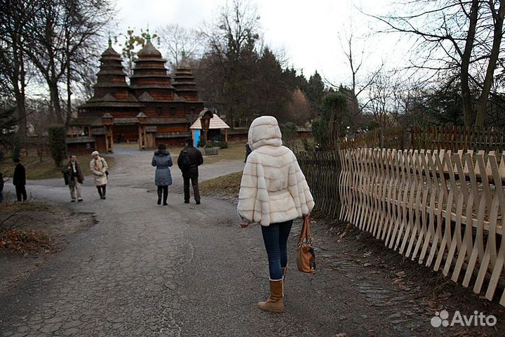 Шуба норковая (п-во Италия) + перчатки в подарок