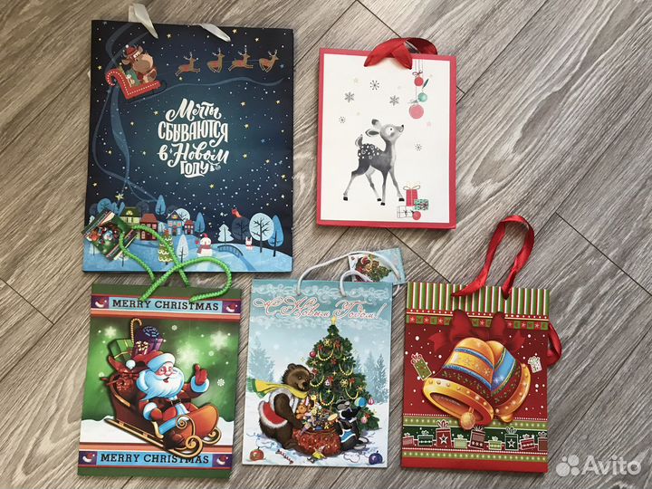 Подарочные пакеты, коробки