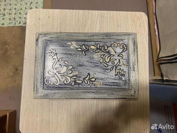 Деревянная шкатулка (ручная работа, кедр)