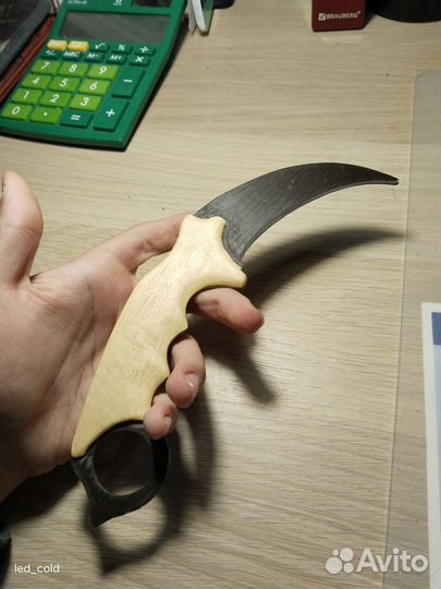 Деревянный нож керамбит
