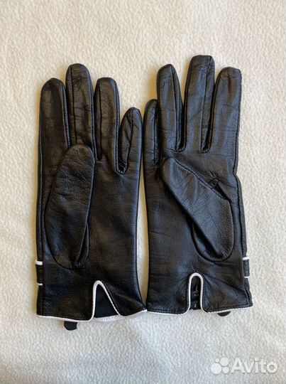 Кожаные перчатки 7