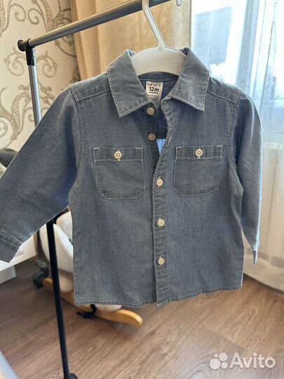 Рубашка carters 12 мес (год)