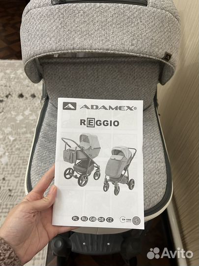 Коляска 2 в 1 adamex reggio