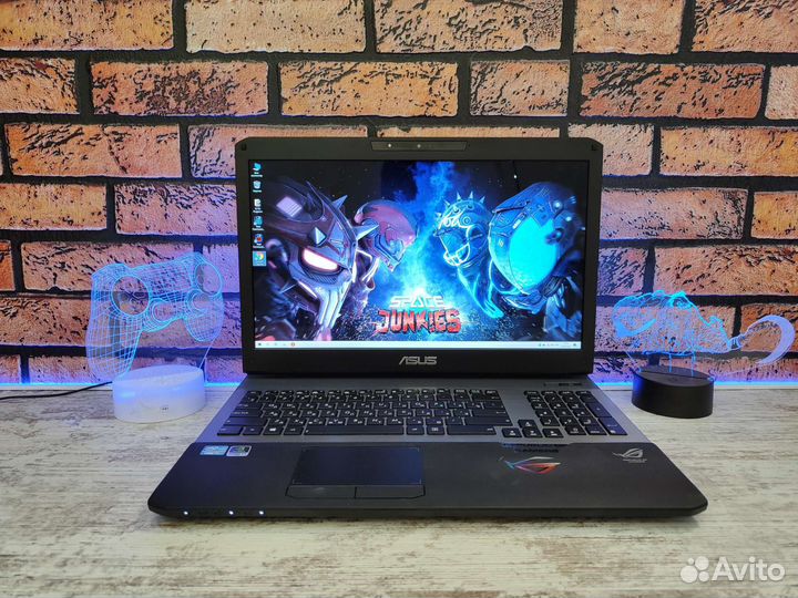Игровой Монстр asus 17,3д i7 GTX, 20 озу