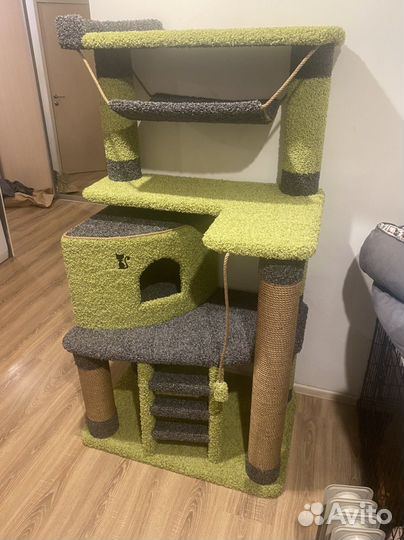 Домик - когтеточка, лежанка для котов(кошек) новый